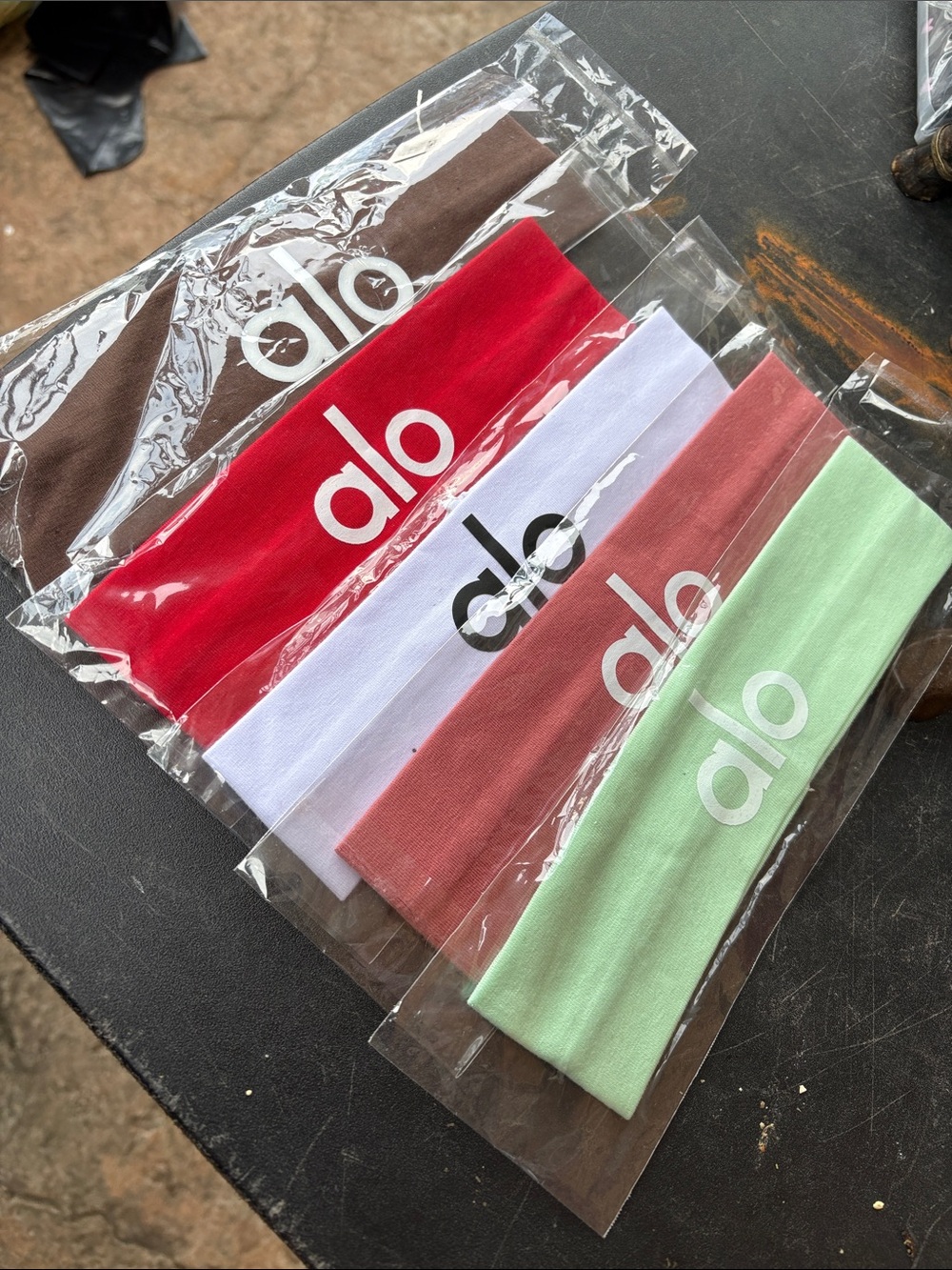 Alo Logo Stretch Headbands - Multi Color Pack